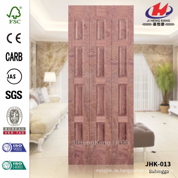 JHK-013 Projekt Unequal Blatt Tür MDF CARB Bubinga Furnier Materail Blatt